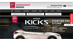 Desktop Screenshot of newmarketnissan.com